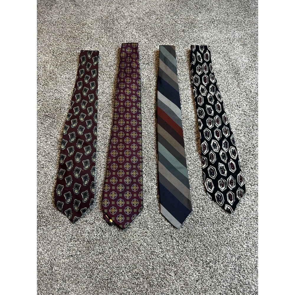Robert Talbott Tie Men's Silk Tie Designer Various Colors VTG‎ Lot Of 4
